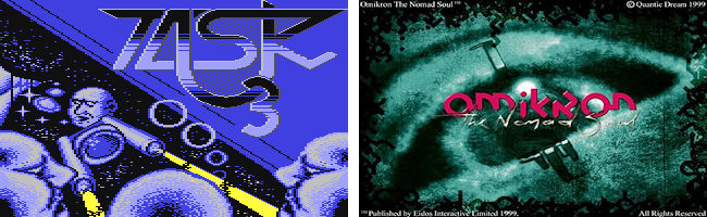 Task III (C64) and Omikron: The Nomad Soul (PC)