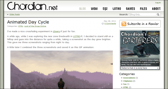 Chordian.net in 2011