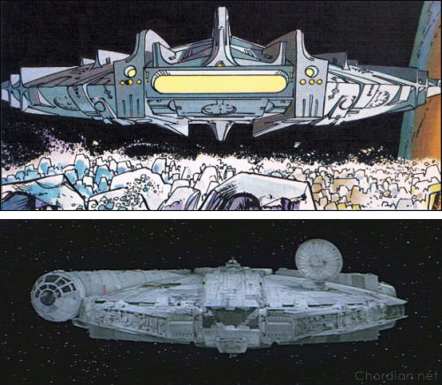 Welcome to Alflolol (1972) versus A New Hope (1977)