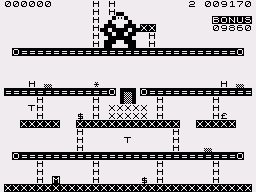 Screenshot of Kong for ZX81